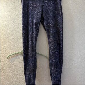 lululemon athletica Dark Purple Speckled Leggings – Size 10